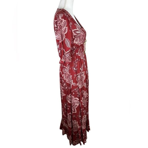 Sal Rosa Bali Maxi Dress Red Size S - Picture 3 of 12